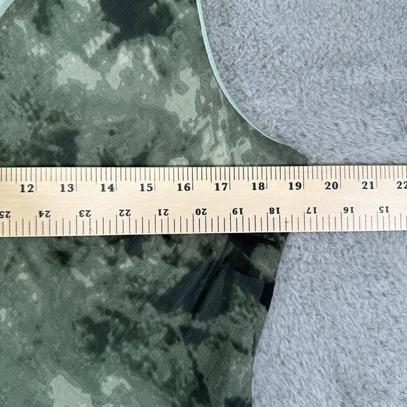 Simply Vera Wang Green Sleeveless Tie Dye Maxi Dress - Picture 6 of 8